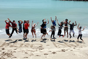 Beach Jumping